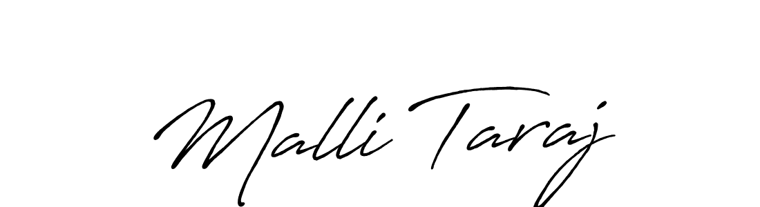 Make a short Malli Taraj signature style. Manage your documents anywhere anytime using Antro_Vectra_Bolder. Create and add eSignatures, submit forms, share and send files easily. Malli Taraj signature style 7 images and pictures png