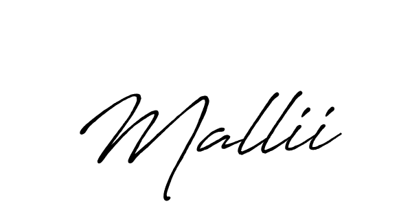 How to make Mallii name signature. Use Antro_Vectra_Bolder style for creating short signs online. This is the latest handwritten sign. Mallii signature style 7 images and pictures png