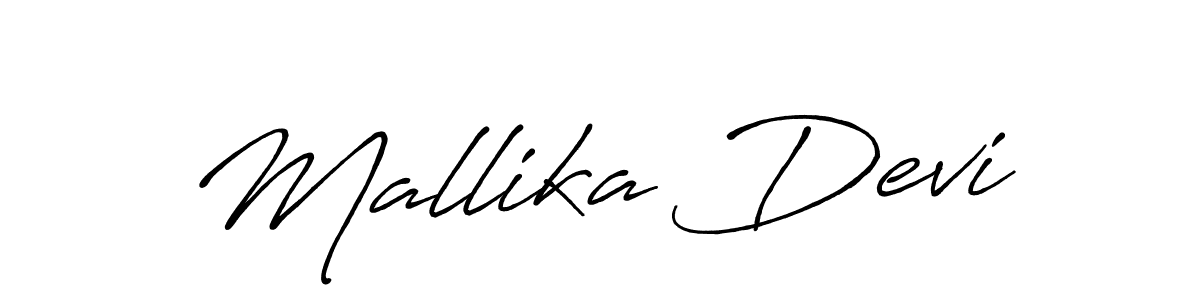 You should practise on your own different ways (Antro_Vectra_Bolder) to write your name (Mallika Devi) in signature. don't let someone else do it for you. Mallika Devi signature style 7 images and pictures png