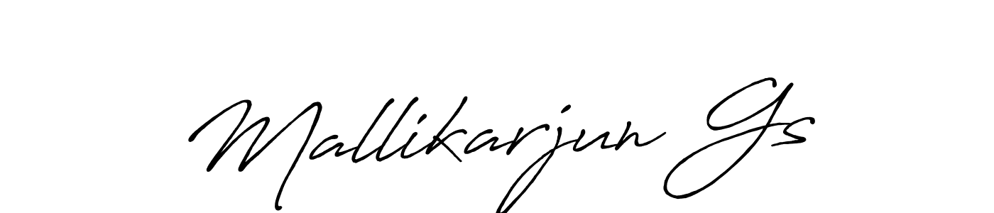 It looks lik you need a new signature style for name Mallikarjun Gs. Design unique handwritten (Antro_Vectra_Bolder) signature with our free signature maker in just a few clicks. Mallikarjun Gs signature style 7 images and pictures png