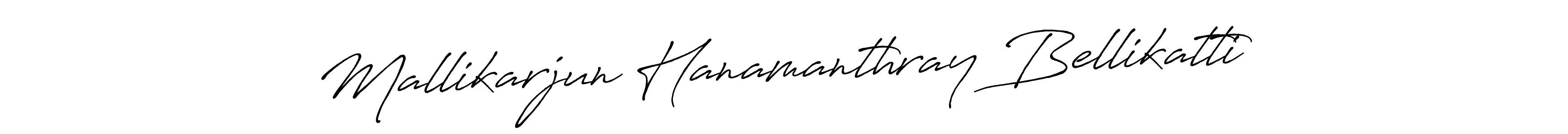 Use a signature maker to create a handwritten signature online. With this signature software, you can design (Antro_Vectra_Bolder) your own signature for name Mallikarjun Hanamanthray Bellikatti. Mallikarjun Hanamanthray Bellikatti signature style 7 images and pictures png