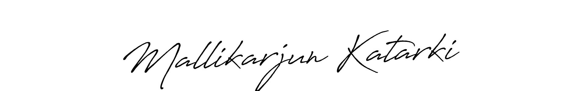 Design your own signature with our free online signature maker. With this signature software, you can create a handwritten (Antro_Vectra_Bolder) signature for name Mallikarjun Katarki. Mallikarjun Katarki signature style 7 images and pictures png