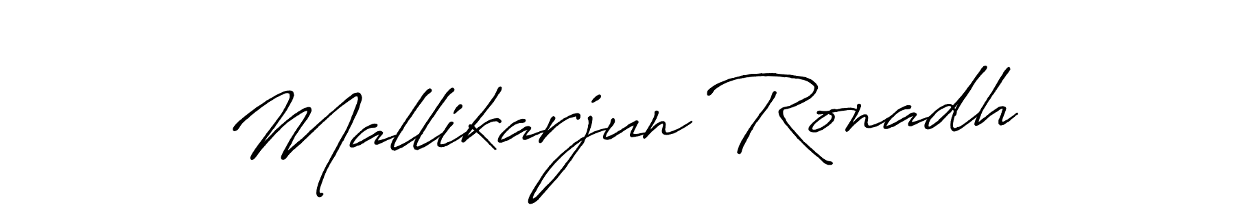 Mallikarjun Ronadh stylish signature style. Best Handwritten Sign (Antro_Vectra_Bolder) for my name. Handwritten Signature Collection Ideas for my name Mallikarjun Ronadh. Mallikarjun Ronadh signature style 7 images and pictures png