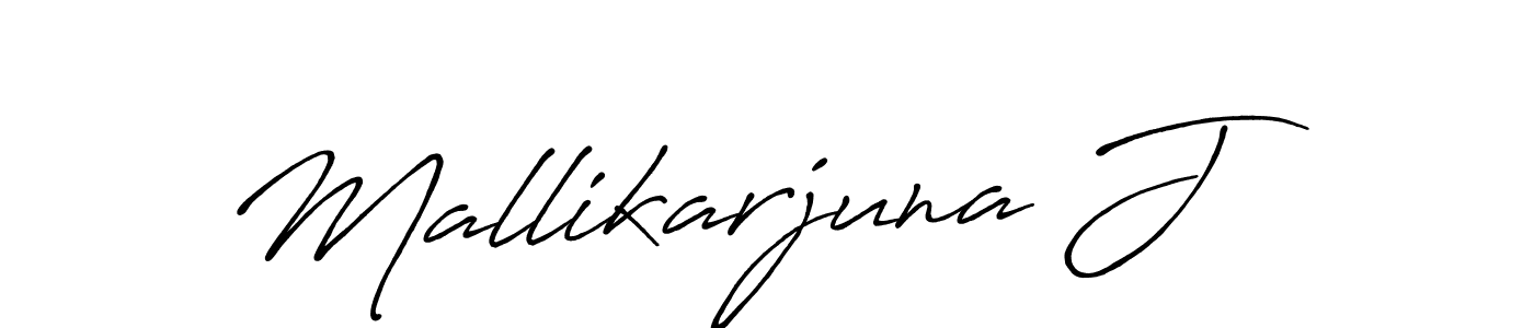 Mallikarjuna J stylish signature style. Best Handwritten Sign (Antro_Vectra_Bolder) for my name. Handwritten Signature Collection Ideas for my name Mallikarjuna J. Mallikarjuna J signature style 7 images and pictures png