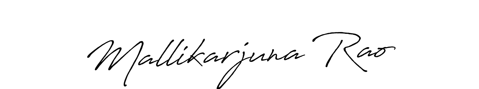 It looks lik you need a new signature style for name Mallikarjuna Rao. Design unique handwritten (Antro_Vectra_Bolder) signature with our free signature maker in just a few clicks. Mallikarjuna Rao signature style 7 images and pictures png