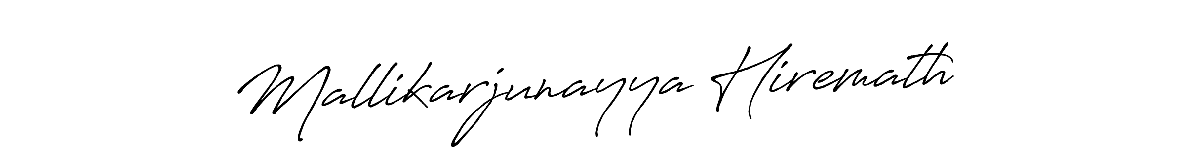 Design your own signature with our free online signature maker. With this signature software, you can create a handwritten (Antro_Vectra_Bolder) signature for name Mallikarjunayya Hiremath. Mallikarjunayya Hiremath signature style 7 images and pictures png