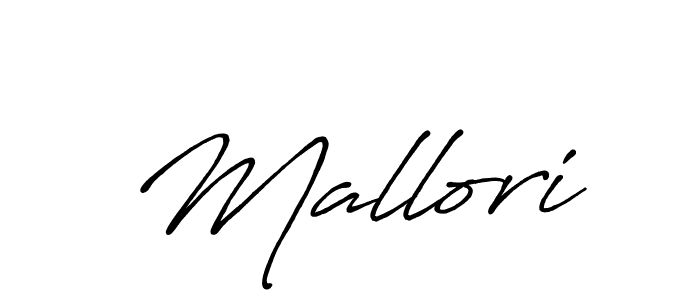 Design your own signature with our free online signature maker. With this signature software, you can create a handwritten (Antro_Vectra_Bolder) signature for name Mallori. Mallori signature style 7 images and pictures png
