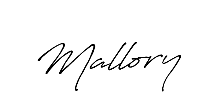 Create a beautiful signature design for name Mallory. With this signature (Antro_Vectra_Bolder) fonts, you can make a handwritten signature for free. Mallory signature style 7 images and pictures png