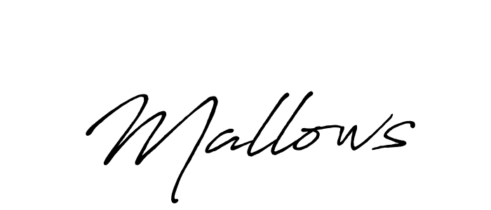 Also You can easily find your signature by using the search form. We will create Mallows name handwritten signature images for you free of cost using Antro_Vectra_Bolder sign style. Mallows signature style 7 images and pictures png