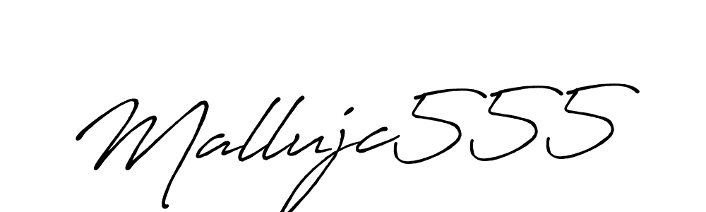 Mallujc555 stylish signature style. Best Handwritten Sign (Antro_Vectra_Bolder) for my name. Handwritten Signature Collection Ideas for my name Mallujc555. Mallujc555 signature style 7 images and pictures png