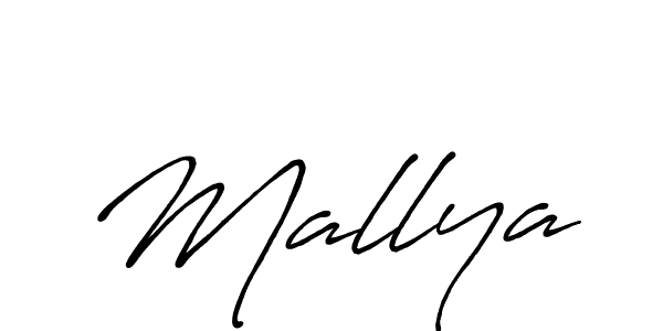 How to make Mallya name signature. Use Antro_Vectra_Bolder style for creating short signs online. This is the latest handwritten sign. Mallya signature style 7 images and pictures png