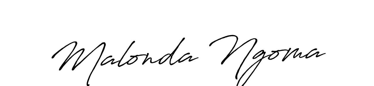 Malonda Ngoma stylish signature style. Best Handwritten Sign (Antro_Vectra_Bolder) for my name. Handwritten Signature Collection Ideas for my name Malonda Ngoma. Malonda Ngoma signature style 7 images and pictures png