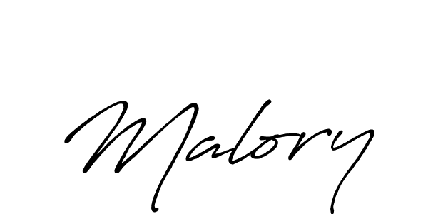 Create a beautiful signature design for name Malory. With this signature (Antro_Vectra_Bolder) fonts, you can make a handwritten signature for free. Malory signature style 7 images and pictures png