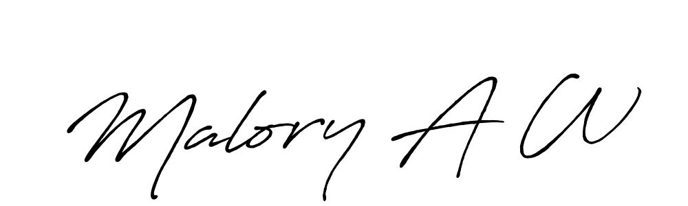 See photos of Malory A W official signature by Spectra . Check more albums & portfolios. Read reviews & check more about Antro_Vectra_Bolder font. Malory A W signature style 7 images and pictures png