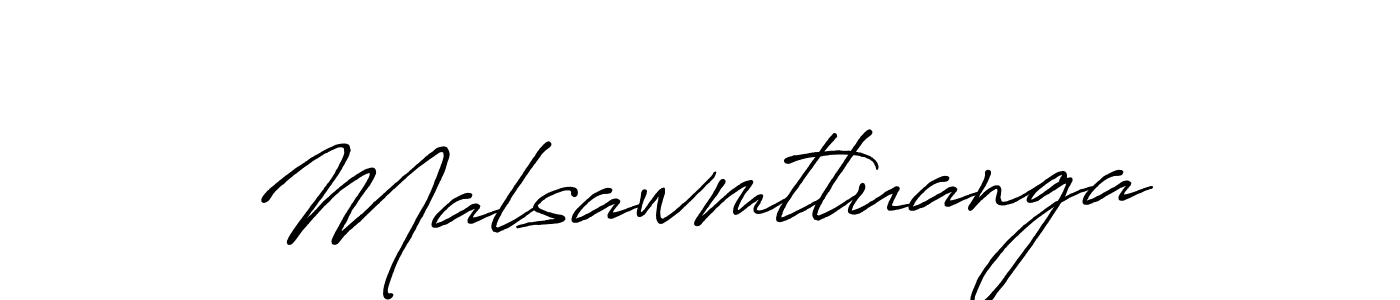 Use a signature maker to create a handwritten signature online. With this signature software, you can design (Antro_Vectra_Bolder) your own signature for name Malsawmtluanga. Malsawmtluanga signature style 7 images and pictures png