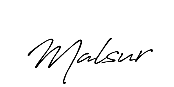 Create a beautiful signature design for name Malsur. With this signature (Antro_Vectra_Bolder) fonts, you can make a handwritten signature for free. Malsur signature style 7 images and pictures png