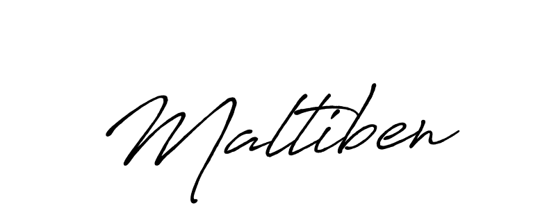 Maltiben stylish signature style. Best Handwritten Sign (Antro_Vectra_Bolder) for my name. Handwritten Signature Collection Ideas for my name Maltiben. Maltiben signature style 7 images and pictures png