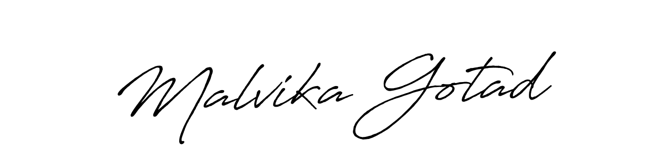 It looks lik you need a new signature style for name Malvika Gotad. Design unique handwritten (Antro_Vectra_Bolder) signature with our free signature maker in just a few clicks. Malvika Gotad signature style 7 images and pictures png