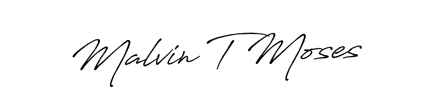 Make a beautiful signature design for name Malvin T Moses. Use this online signature maker to create a handwritten signature for free. Malvin T Moses signature style 7 images and pictures png