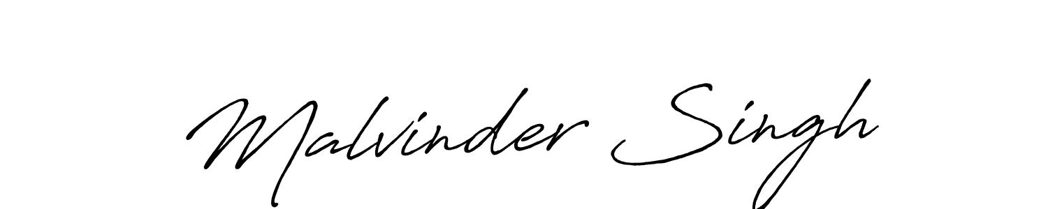Also we have Malvinder Singh name is the best signature style. Create professional handwritten signature collection using Antro_Vectra_Bolder autograph style. Malvinder Singh signature style 7 images and pictures png