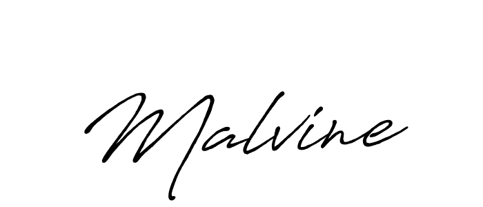 How to make Malvine signature? Antro_Vectra_Bolder is a professional autograph style. Create handwritten signature for Malvine name. Malvine signature style 7 images and pictures png