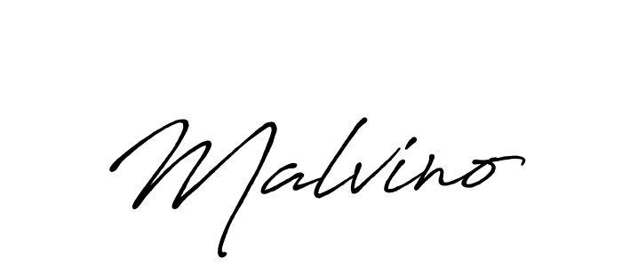 Create a beautiful signature design for name Malvino. With this signature (Antro_Vectra_Bolder) fonts, you can make a handwritten signature for free. Malvino signature style 7 images and pictures png