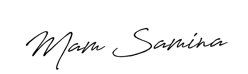 Make a beautiful signature design for name Mam Samina. Use this online signature maker to create a handwritten signature for free. Mam Samina signature style 7 images and pictures png