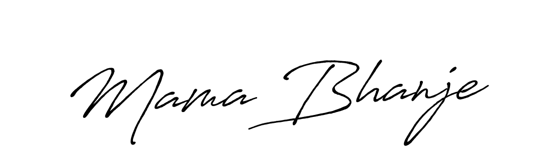 How to make Mama Bhanje name signature. Use Antro_Vectra_Bolder style for creating short signs online. This is the latest handwritten sign. Mama Bhanje signature style 7 images and pictures png