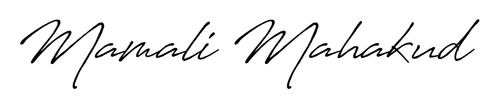The Antro_Vectra_Bolder handwriting style adds charm and authenticity to name Mamali Mahakud. A wonderful choice for personal thank-you notes. Mamali Mahakud signature style 7 images and pictures png