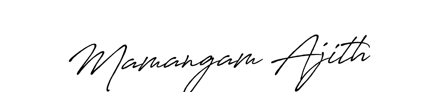 How to Draw Mamangam Ajith signature style? Antro_Vectra_Bolder is a latest design signature styles for name Mamangam Ajith. Mamangam Ajith signature style 7 images and pictures png