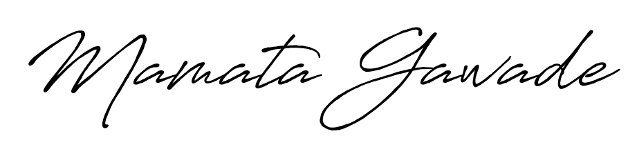 Discover how Mamata Gawade looks in an executive cursive font (Antro_Vectra_Bolder). Perfect for legal documents, invoices, and certificates. Mamata Gawade signature style 7 images and pictures png