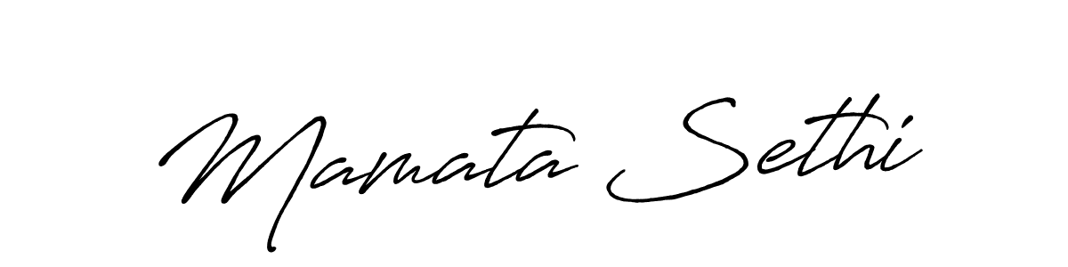 The best way (Antro_Vectra_Bolder) to make a short signature is to pick only two or three words in your name. The name Mamata Sethi include a total of six letters. For converting this name. Mamata Sethi signature style 7 images and pictures png