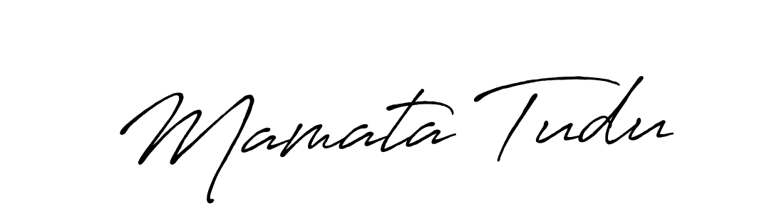 Design your own signature with our free online signature maker. With this signature software, you can create a handwritten (Antro_Vectra_Bolder) signature for name Mamata Tudu. Mamata Tudu signature style 7 images and pictures png
