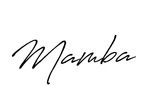 Also You can easily find your signature by using the search form. We will create Mamba name handwritten signature images for you free of cost using Antro_Vectra_Bolder sign style. Mamba signature style 7 images and pictures png