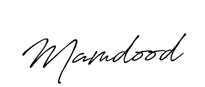 How to make Mamdood name signature. Use Antro_Vectra_Bolder style for creating short signs online. This is the latest handwritten sign. Mamdood signature style 7 images and pictures png