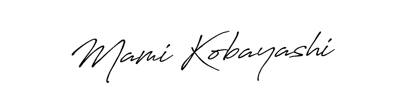 The best way (Antro_Vectra_Bolder) to make a short signature is to pick only two or three words in your name. The name Mami Kobayashi include a total of six letters. For converting this name. Mami Kobayashi signature style 7 images and pictures png
