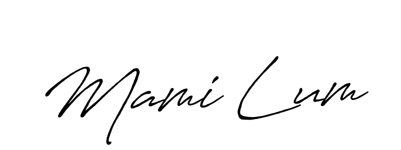 It looks lik you need a new signature style for name Mami Lum. Design unique handwritten (Antro_Vectra_Bolder) signature with our free signature maker in just a few clicks. Mami Lum signature style 7 images and pictures png