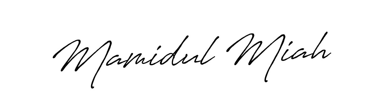 Make a beautiful signature design for name Mamidul Miah. Use this online signature maker to create a handwritten signature for free. Mamidul Miah signature style 7 images and pictures png