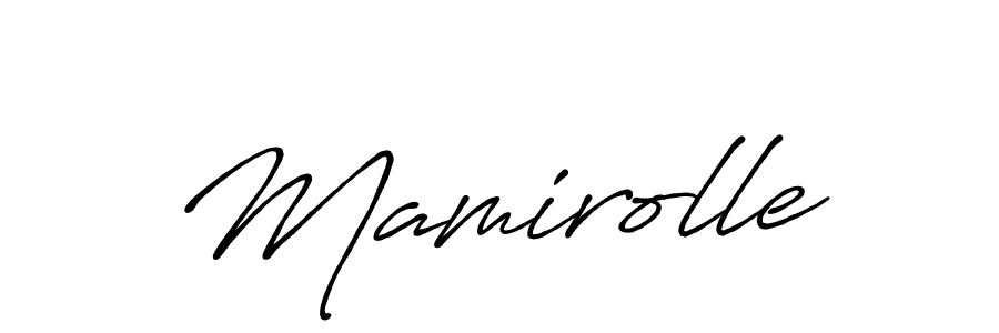 You should practise on your own different ways (Antro_Vectra_Bolder) to write your name (Mamirolle) in signature. don't let someone else do it for you. Mamirolle signature style 7 images and pictures png