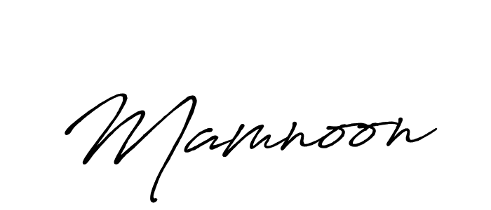 Make a beautiful signature design for name Mamnoon. Use this online signature maker to create a handwritten signature for free. Mamnoon signature style 7 images and pictures png