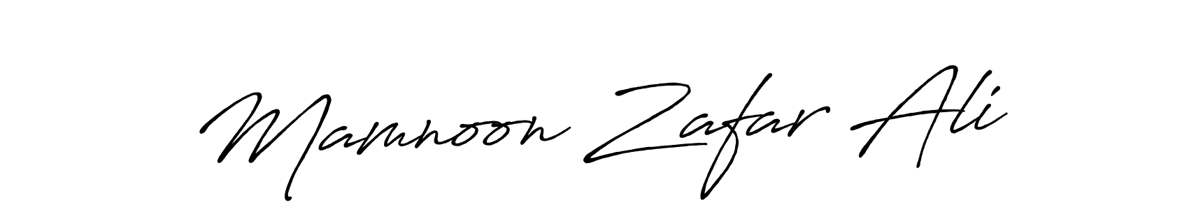 Make a beautiful signature design for name Mamnoon Zafar Ali. Use this online signature maker to create a handwritten signature for free. Mamnoon Zafar Ali signature style 7 images and pictures png