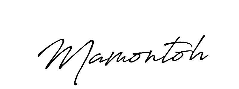 It looks lik you need a new signature style for name Mamontoh. Design unique handwritten (Antro_Vectra_Bolder) signature with our free signature maker in just a few clicks. Mamontoh signature style 7 images and pictures png