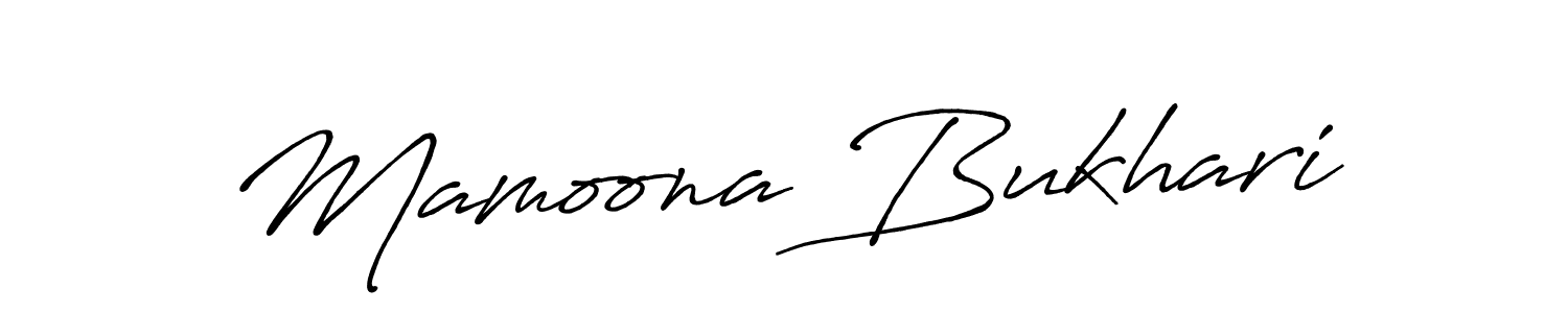 if you are searching for the best signature style for your name Mamoona Bukhari. so please give up your signature search. here we have designed multiple signature styles  using Antro_Vectra_Bolder. Mamoona Bukhari signature style 7 images and pictures png