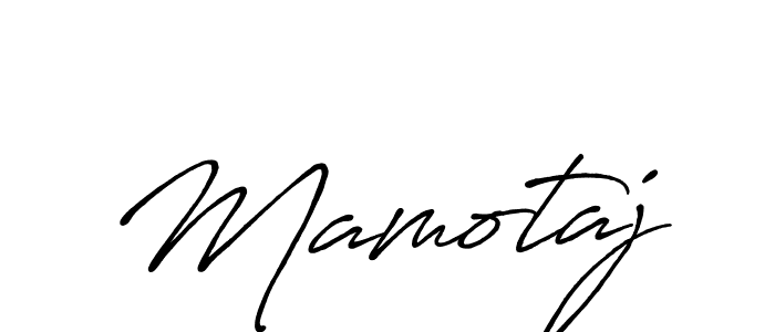 Use a signature maker to create a handwritten signature online. With this signature software, you can design (Antro_Vectra_Bolder) your own signature for name Mamotaj. Mamotaj signature style 7 images and pictures png