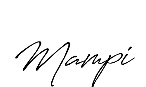 Design your own signature with our free online signature maker. With this signature software, you can create a handwritten (Antro_Vectra_Bolder) signature for name Mampi. Mampi signature style 7 images and pictures png