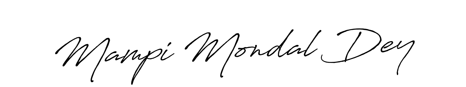 Make a short Mampi Mondal Dey signature style. Manage your documents anywhere anytime using Antro_Vectra_Bolder. Create and add eSignatures, submit forms, share and send files easily. Mampi Mondal Dey signature style 7 images and pictures png