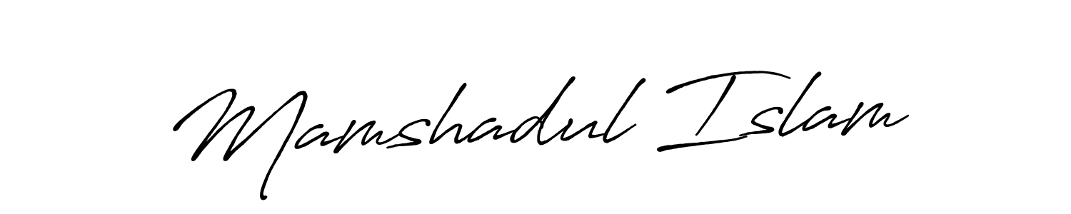 Once you've used our free online signature maker to create your best signature Antro_Vectra_Bolder style, it's time to enjoy all of the benefits that Mamshadul Islam name signing documents. Mamshadul Islam signature style 7 images and pictures png