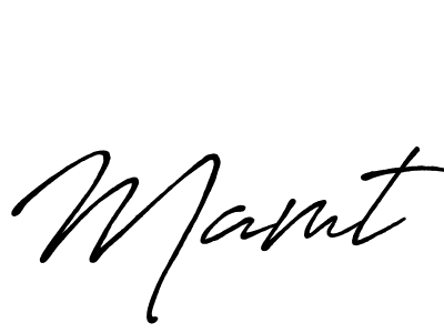 How to make Mamt signature? Antro_Vectra_Bolder is a professional autograph style. Create handwritten signature for Mamt name. Mamt signature style 7 images and pictures png
