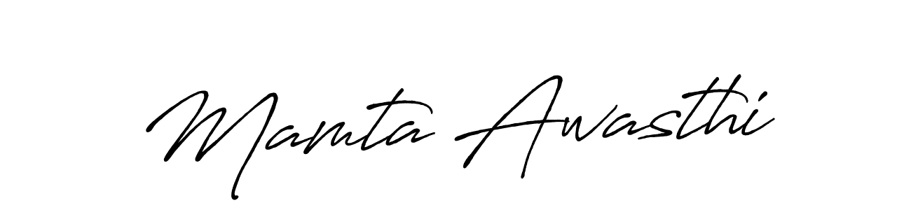 It looks lik you need a new signature style for name Mamta Awasthi. Design unique handwritten (Antro_Vectra_Bolder) signature with our free signature maker in just a few clicks. Mamta Awasthi signature style 7 images and pictures png