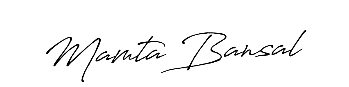 Make a beautiful signature design for name Mamta Bansal. Use this online signature maker to create a handwritten signature for free. Mamta Bansal signature style 7 images and pictures png